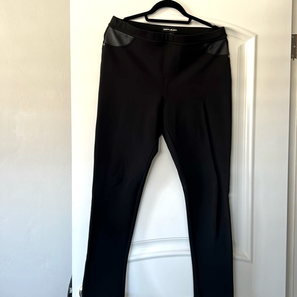 DNKY Black Stretch Pants